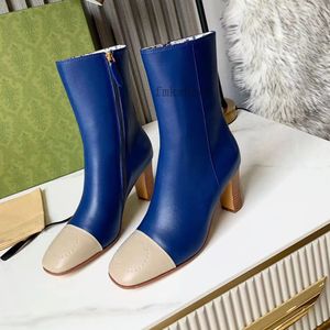 Fashion Boots Autumn And Winter Women Ankle Chelsea Boots For 6cm And 1.5cm Knitted Stretch Booties Women's Interlocking Martin Bootis Casual Woman Shoes 35-43 1.25 02