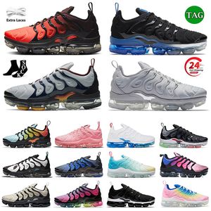 Big Size 13 Tn Plus Scarpe da corsa Designer Tns Uomo Donna Light Bone Atlanta Triple Nero Bianco Vapori Outdoor Sneakers Trainer Jogging Runner 36-47