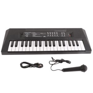 Elektrische Tastatur, 37 Tasten, Klavier, Kindermusikinstrument, Spielzeug, Mikrofon, Aufnahmefunktion, 240124