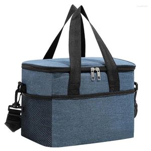 Storage Bags Insulated Lunch Box Bag For Kids Travel Portable Camping Picnic Cold Food Cooler Thermal Handbag Student Children