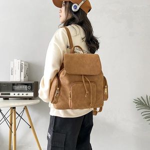 Sacos escolares femininos moda pu mochila faculdade menina bonito bagpack senhora vintage marca de viagem pequena mochila feminina bolsa de ombro couro preto