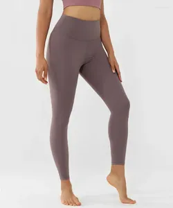 Damen-Hosen, 30 Farben, hintere Taille, zweites Hautgefühl, für Yoga, Frauen, hocksicher, 4-Wege-Stretch, Sport, Fitnessstudio, Legging, Fitness-Strumpfhose