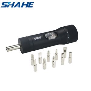 Shahe 14 Drive Torque Screwdriver Wrench Set 1070 INLB 10 bitar bitar för underhållsverktyg Cykelreparation och montering 240123