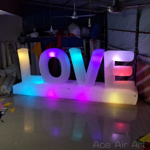 wholesale Exquisite Inflatable Love Letters With Lights Valentine's Day/Advertising/Party Decoration