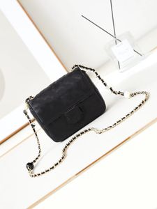 10A high-quality designer handbag, sheepskin or woven luxury bag, designer women's bag, shoulder bag, designer crossbody bag, chain bag, strap box 3782