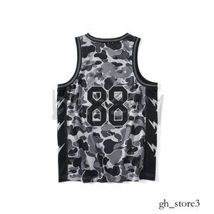 Bapes Hoodie T Shirt Designer Summer Men Basketball Bape T Shirt Vest Fashion Designer Camouflage Pattern Sleeveless Tees Asian Size M-3XL Bapesta Tshirt 128