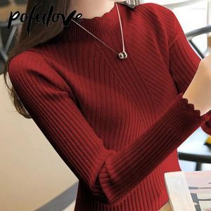 Women's Sweaters Trending Sweater Women 2024 Fashion Autumn Winter Long Sleeve Turtleneck Knitwear Top Femme Korean Casual Pullover