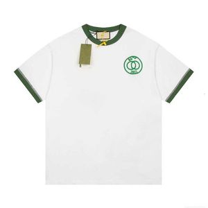 Kvinnors t-shirt GUC 1: 1 OEM Factory Cotton Jersey T-shirt med broderi Top Designer T-shirtkläder Kvinnor Tshirt 733G