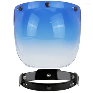 Motorradhelme Sommer Winter Zubehör Open Face Helm Visier Moto Casco Bubble Lens Shield