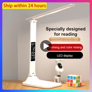 Table Lamps LED Lamp Eye Protection Lights Learning Student Dormitory Charging Reading Desk Folding Intelligent