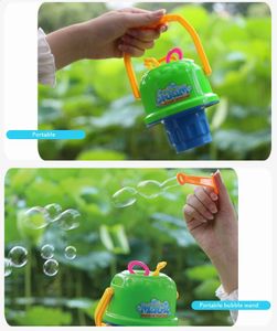 Antispill Bubble Bucket innehåller inte vattenkreativa och praktiska barn som blåser leksaker Summer 240123