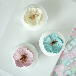 Dekorative Blumen Simulation Cup Cake Mini Fensterdekoration Home Soft Schönes kreatives Souvenir