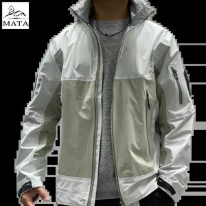 male C-TEX waterproof hardshell windproof hooded luxury jacket man outdoor camping hunting trekking coat big discount 240123