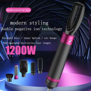 5 in 1 Hair Dryer OneStep Air Brush Comb Curling Iron Straightener Styling Tools Household Blow 240130