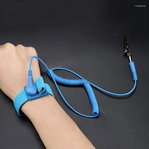 Professionellt handverktyg sätter PVC rep jordning antistatisk armbandverkstad för mänsklig kropp kabelformad elektrostatisk skyddshandledband