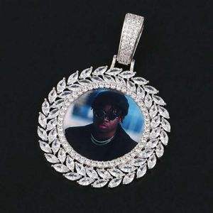 Moissanite Hiphop Jewelry Anniversary Pendant 925 Sterling Silver Iced Out Vvs Custom Moissanite Photo Pendant