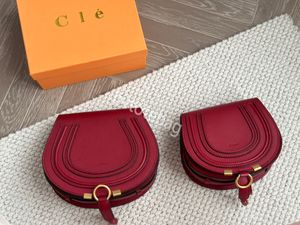 saddle bags designer Chl luxury handbag shoulder bag messenger bag leather top quality fashion girl ee saddle bag chl Hudson