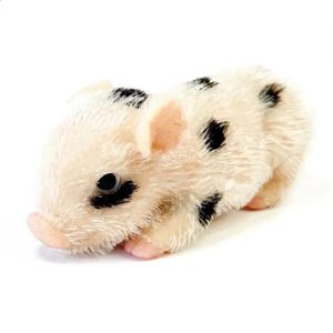 Spotty The Spotted Mini-Ferkel, Silikon-Ferkel, wiedergeborenes Ferkel, Mikro-Silikon-Schwein, Miniatur-Reborn-Ferkel, Kunstpuppe, Geschenk 240127