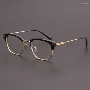 Solglasögon ramar klassiska glasögon för män och kvinnor 2024 Titan med hög kvalitet
