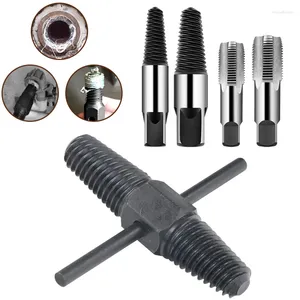 Professional Hand Tool Sets Double Head Tap Faucet Valve Screw Extractor Set Pipe Remover Tools Damaged Wire Water Bolt Broken Removal
