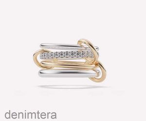 Pierścienie spinelli Nimbus SG Gris Podobny projektant Nowy w luksusowej biżuterii x hoorsenbuhs mikrodame srebrny pierścień srebrny srebrny ring o8d9