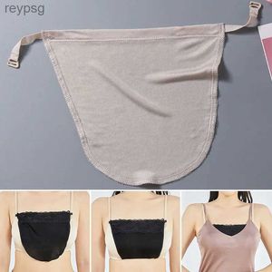 Sutiãs Cintura Barriga Shaper Anti-Glare Underwear Mulheres Quick Easy Clip On Lace Mock Camisole Sutiã Strapless Insert Envolvido Peito Sobreposição Modéstia Painel YQ240203