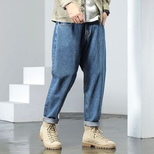 Vår sommar baggy jeans för män kläder y2k byxor för män baggy byxor y2k jeans last byxor jeans harem byxor 240122