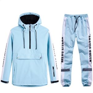 Ski Suit Sets for Men and Women Snow Wear Pullover Snowboarding Clothing Winter Outdoor Costume Jackets Pants Unsex 240119