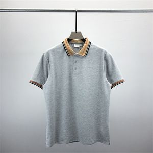 2 Mens Polos T 셔츠 패션 자수 짧은 슬리브 상단 턴 다운 칼라 티 캐주얼 폴로 셔츠 M-3XL#194