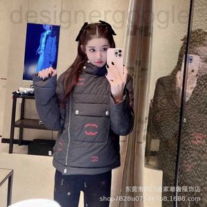 Women's Down & Parkas designer CHAN 23 New Hollow Glued Short Coat with Two Color Slimming South Oil Pole Edition ASTQ