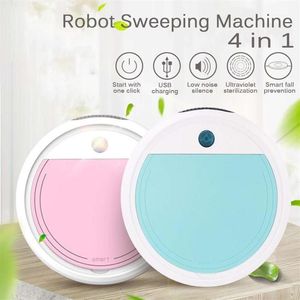 Home Smart Robot Aspirapolvere Mop Spazzatrice Macchina per la pulizia automatica Drag Sweep Cleaner Piccolo Robot spazzante ricaricabile1289Q