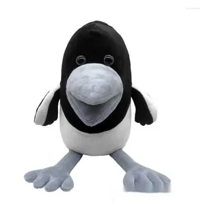 Festa Favor Steve e Maggie Magpie Corvo Forma Curto Material de Pelúcia Boneca 22cm PP Algodão Macio Enchimento Dos Desenhos Animados Bonito Animal Decoração Brinquedo