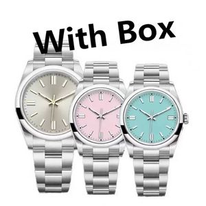 Women Designer Watches Ostra Perpetual Automatyczne zegarki mechaniczne 31 mm stal nierdzewna panie 2813 Ruch Super Luminous Sapph252J