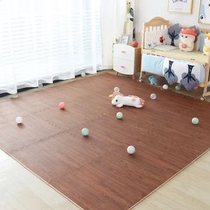 30x1CM Playmat Soft Foam Crawling Carpet Baby Play Mat Blanket Children Rug For Kids Educational Toys Activity Game Floor 240127