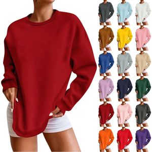 Women's Hoodies Sweatshirts For Woment Long Sleeve Cute Tops Loose Fit Crewneck Pullover Blouse Comfortable Minimalist High-Quality