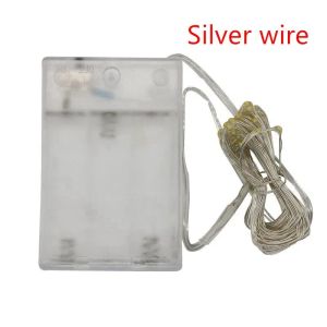 Umlight1688 AA Battery Operated 2 3 5M Led String Mini LED Copper Wire String Fairy Light Christmas Xmas Home Party Decoration Light 12 LL