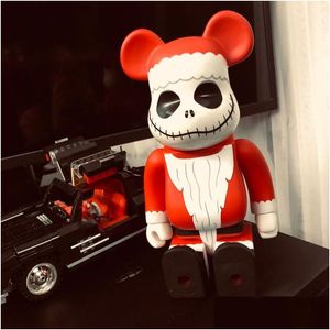 Movie & Games Bearbrick Violent Bear Building Blocks Christmas Eve Fright Jack Trend Doll Handmade Model Ornaments 28Cm Drop Delivery Dhxn1