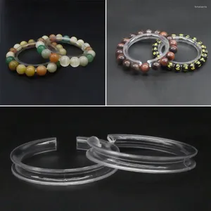 Jewelry Pouches Clear Case Shelves Bracelet Holder Bangle Organizer Rack Transparent Shelf Displays Stand