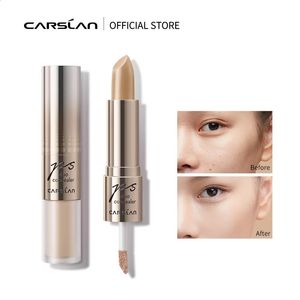 Carslan Precise Concealer Double Head Pen Liquid Face Concealer Waterproof High Coverage Makeup Base Contouring Cortouring Recortor 240129