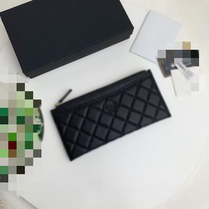 Mode schwarze Designer-Geldbörse aus Leder, kleine Kartenhalter, Geldbörsen, Damenhandtasche, Silber, Schwarz, Gold, T-Kupplung, lange Geldbörsen, Maisgeldbörse