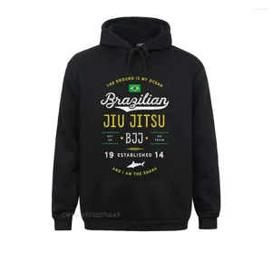 Men's Hoodies Ocean Shark Jiu Jitsu Shirt For BJJ Jujitsu Gift Manga Women Funny Long Sleeve Sweatshirts 3D Style Clothes