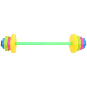 Dumbbells 1セット/ 11pcs子供ハンド調整可能なジムエクササイズバーベルフィットネスおもちゃ初心者トレーニング重量挙げ