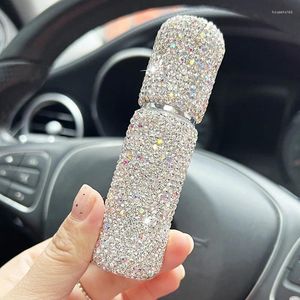 Depolama Şişeleri Parfüm Şişe Seyahat Bling Glitter Sprey Kristal Cep Boyutu Pembe Mini Doldurulabilir Atomizer 5ml