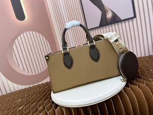 Tote luxury designer bags Shopping Bag Fashion Leather Shoulder Bag women's Handbag Presbyopic for Women Purse Messenge Wholesale moonholder03