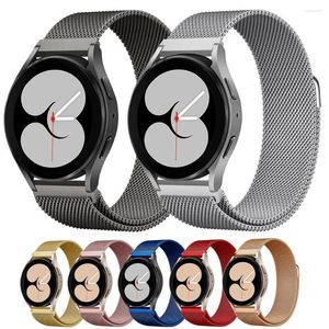 Cinturini per orologi Cinturino ad anello magnetico per Samsung Galaxy 5 4 44mm 40mm Gear S3 Frontier 20mm 22mm Bracciale Glaxy 3 45mm / 46mm