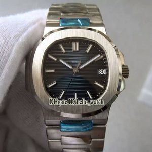 MPF VERSION SPORT 5711 1A 010 5711 1 CAL 324 AUTOMATISK MÄNS Titta på blå textur Dial Sapphire rostfritt stål armband klockor276v