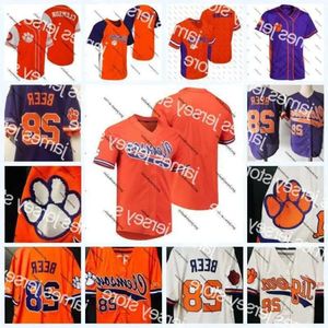 Baseball College bär Clemson Tigers 8 Logan Davidson 28 Seth Beer 9 Greene 10 Kyle Wilkie 23 Carson Spiers 12 Justin Wroblski Ncaa Col High 2