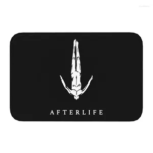 Teppiche Personalisierte Fußmatte „Welcome Afterlife“, rutschfest, für Bad, Küche, WC, Teppich, 40–60 cm Fußpolster