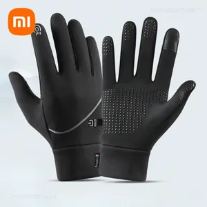 Smart Home Control Xiaomi Luvas Quentes de Inverno para Homens Mulheres Vento À Prova D 'Água Tela Sensível ao Toque Térmica Luva Esportiva Correndo Ciclismo Esqui