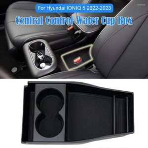 Car Organizer Armrest Storage Box Container Stowing Tidying Case For Hyundai IONIQ 5 2024 Center Console